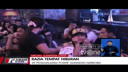 Petugas Razia Tempat Hiburan, 29 Pengunjung Positif Gunakan Narkoba