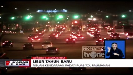 Ribuan Kendaraan Dari Arah Jawa Tengah Menuju Jakarta Padati Ruas Tol Palimanan