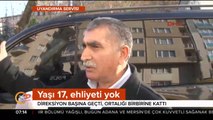 Üç araca çarptı