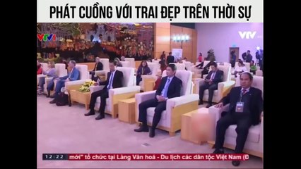 Phát cuồng với trai đẹp trên tin thời sự