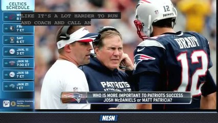 Josh McDaniels Is More Important To Patriots Than Matt Patricia