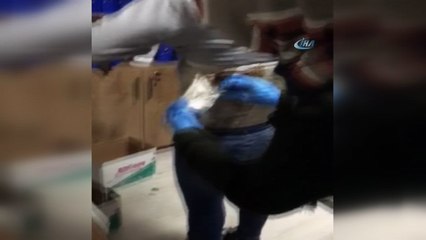 Vücuduna 2 kilo 800 gram esrar sarılı kadın yolcu gözaltına alındı