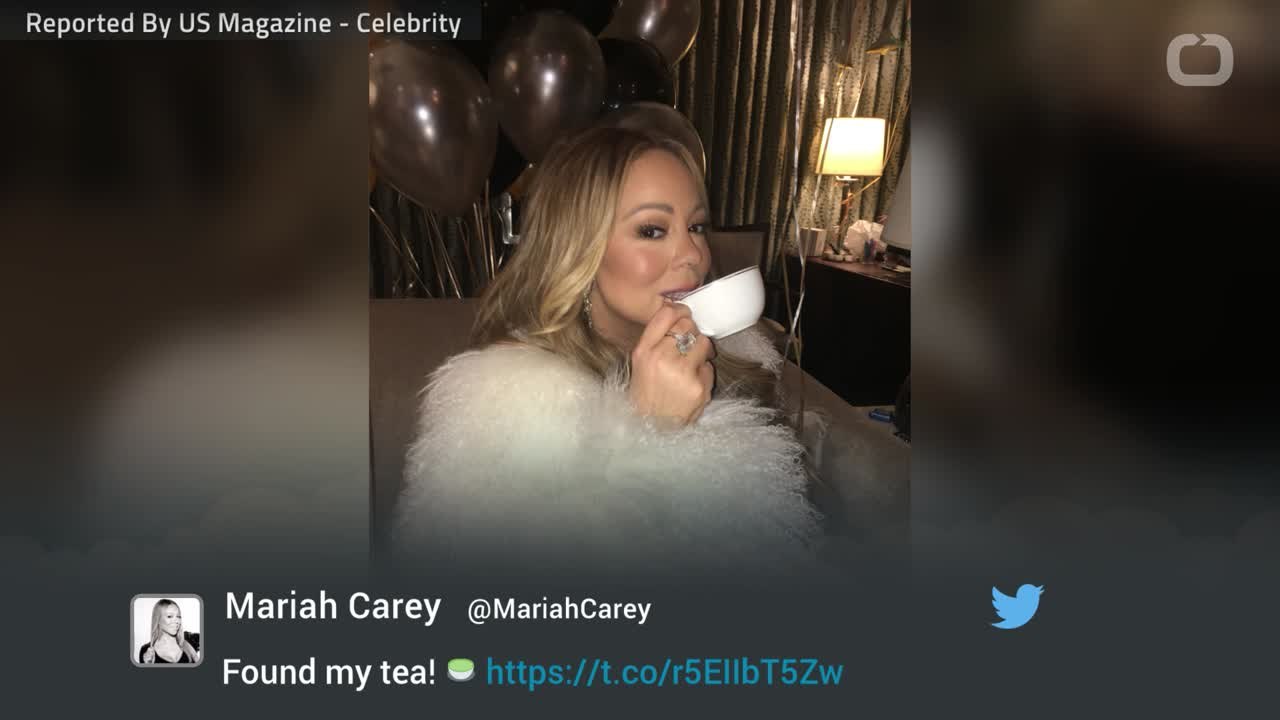 Mariah Finally Gets Her Hot Tea!