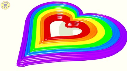 Learn Colors For Kids With 3D Magic Heart For Kids Children Babies