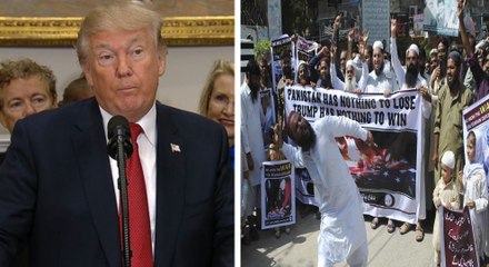 அமெரிக்க அதிபர் டொனால்டு டிரம்ப் பாகிஸ்தானிற்கு பதிலடி- வீடியோ