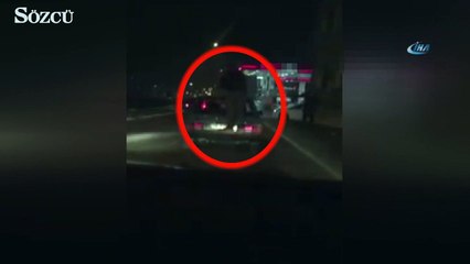 Pes artık: Bu da tamponda yolculuk!