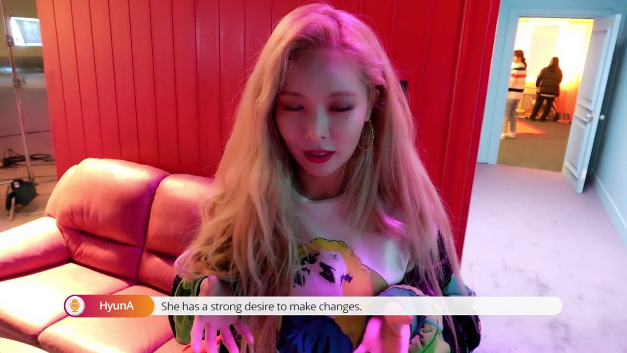 [Pops in Seoul] HyunA(현아) _ Lip & Hip(립앤힙) _ MV Shooting Sketch