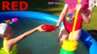 Bad kid Steals Stacking Ring Toy in Pool, Learn colors with Baby Songs, nurser