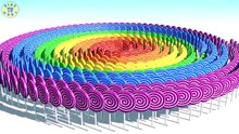 A lot of 3D Magic Spiral Lollipops to Learn