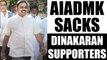 AIADMK sack 9 party members for supporting TTV Dinakaran | Oneindia News