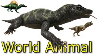 Jurassic World Animal Planet Dinosaurs Megalania Learning Video for Kids Learn Dino Name Part 2