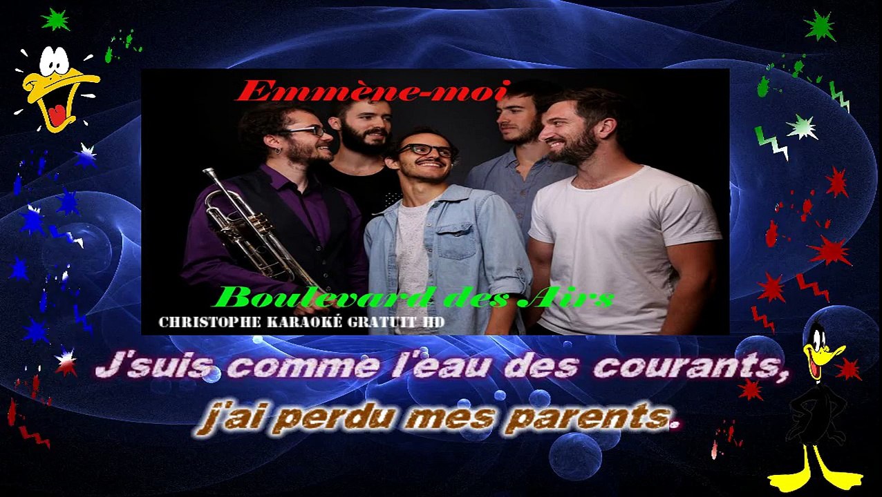 Boulevard des Airs - Emmène-moi KARAOKE / INSTRUMENTAL