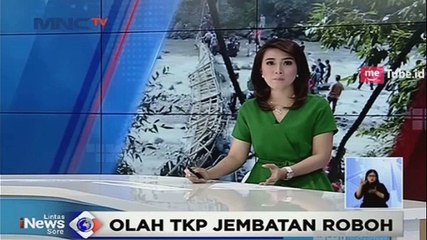 Polisi Olah TKP Robohnya Jembatan di Penangkaran Rusa Bogor