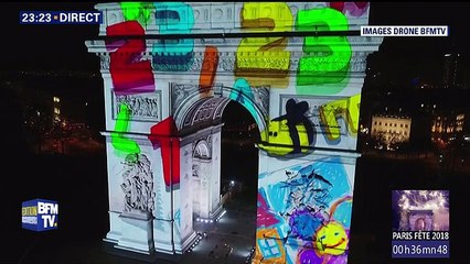 Revivez l'intégrale du spectacle du réveillon du 31 décembre 2017 sur les Champs-Elysées