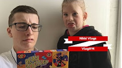 BEAN BOOZLED CHALLENGE! #VLOG13 // Nikki Vlogs