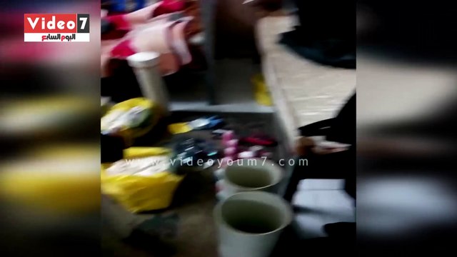 ننشر المتفجرات المضبوطة داخل شقة فى أكتوبر