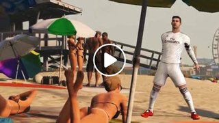 Cristiano Ronaldo is an absolute animal in Grand Theft Auto V