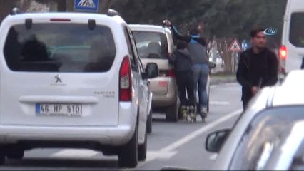 Patenli Gençlerin Trafikteki Tehlikeli Oyunu Cezayla Bitti
