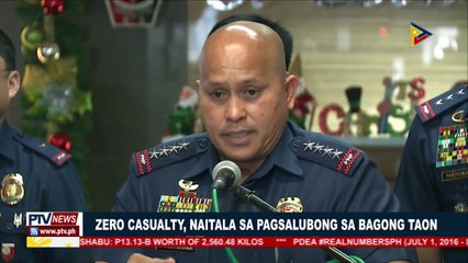 Zero casualty, naitala sa pagsalubong sa Bagong Taon