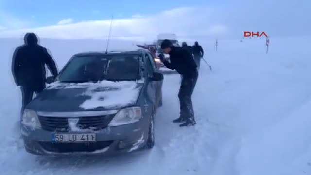 Kars-Erzurum, Kars ve Ardahan'da 411 Köy Yolu Kardan Kapandı