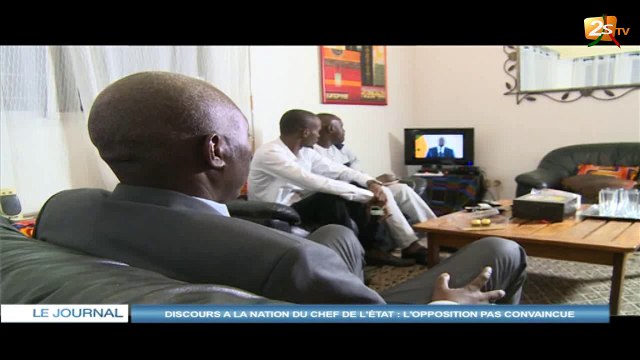 DISCOURS À LA NATION DU CHEF DE L'ÉTAT : L'OPPOSITION PAS CONVAINCUE