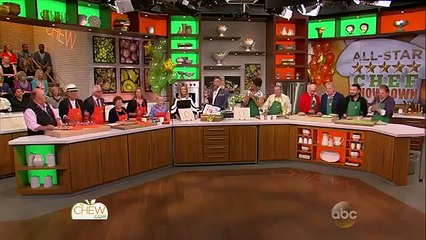 The Chew 07/14/16 The hosts celebrate 1,000 episodes with talented chefs; artist Rock Dema