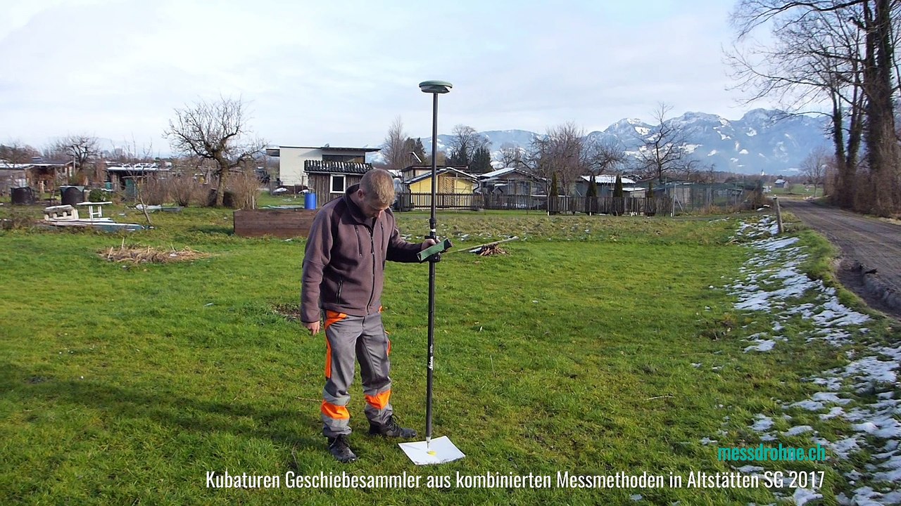 Kubaturen Geschiebesammler aus kombinierten Messmethoden