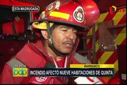 Barranco: hombre muere al incendiarse su habitación