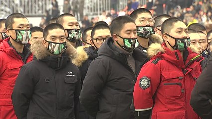 새해 첫 입영 "충성! 신고합니다" / YTN