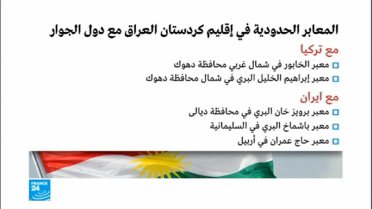 إيران تعيد فتح معبرين حدوديين مع إقليم كردستان...