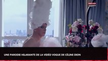 Céline Dion : un humoriste fait une parodie hilarante de son shooting Vogue (Vidéo)