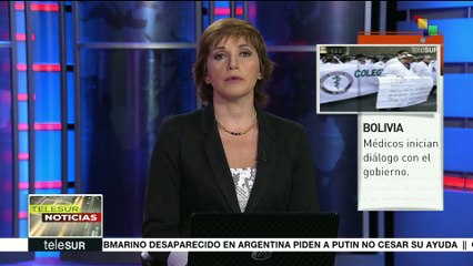 Avanza diálogo entre el gobierno y médicos bolivianos