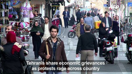 Tehranis share economic grievances as protests rage across Iran