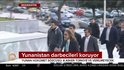 Yunanistan darbecileri koruyor