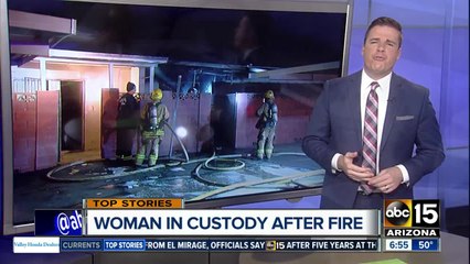 'Person of interest' detained after Phoenix condo fire