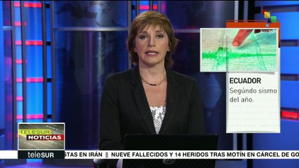 Se registra segundo sismo del 2018  en las costas de Ecuador