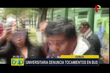 Cusco: estudiante universitaria denuncia tocamientos indebidos en bus