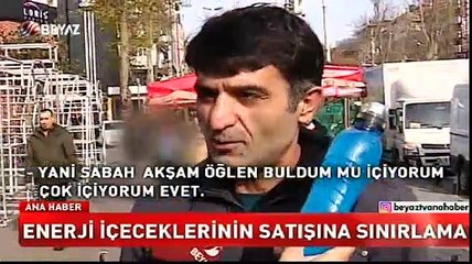 Enerji içeceklerinin satışına sınırlama!