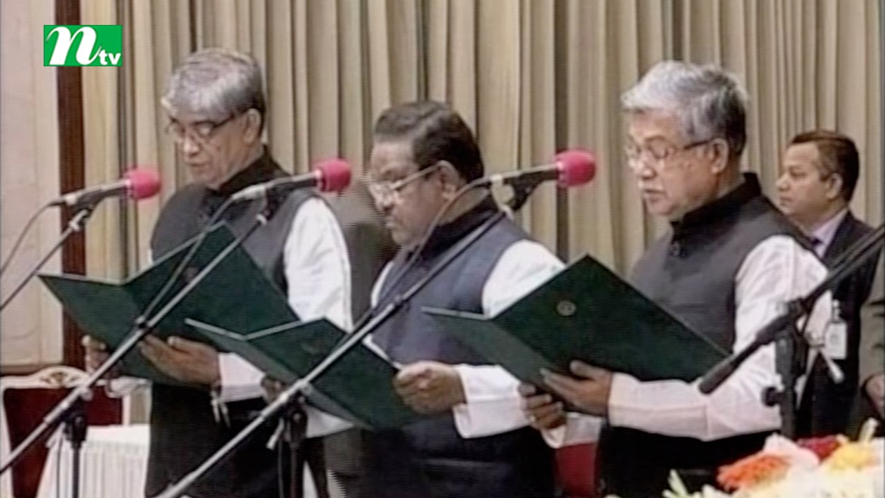Four ministers-sate ministers take oath at Bangabhaban