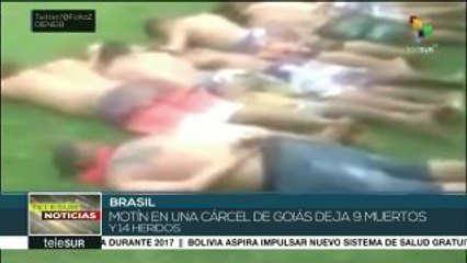 Al menos 9 muertos y 14 heridos durante un motín en cárcel de Brasil
