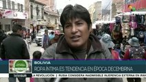 Ropa íntima amarilla y roja, entre los regalos de diciembre en Bolivia