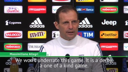 Allegri demands Juventus focus for 'one of a kind' Turin Derby