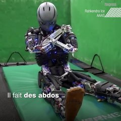 Kengoro, le robot ultra-perfectionné qui transpire quand il fait des pompes