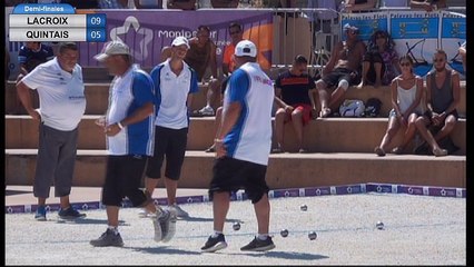 1er Supranational Odyssée de la pétanque 2017 : les demi-finales