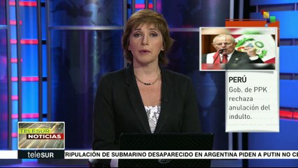 Vicepdta. peruana: rechazaremos petición de CIDH para anular indulto