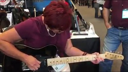 Viral granny guitarist is one helluva rocker