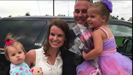 Wife of Slain Deputy Thanks Community for Its Support at Candlelight Vigil