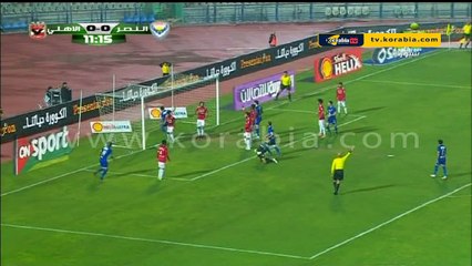 الهدف الاول للاهلي في مرمى النصر  .. الدوري المصري