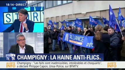 "Chaque année, on a 12.000 blessés", dont plus de la moitié en intervention, déplore l'Unsa Police