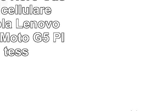 fitBAG Rave Nero Custodia per cellulare per Motorola Lenovo Hellomoto Moto G5 Plus in